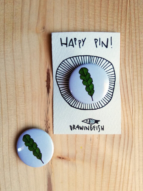 Happy Pin! - Foglia Verde